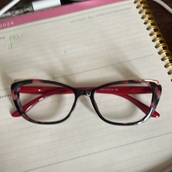 Red tortoise eye glasses never worn sale eye wear - Picture 10 of 10